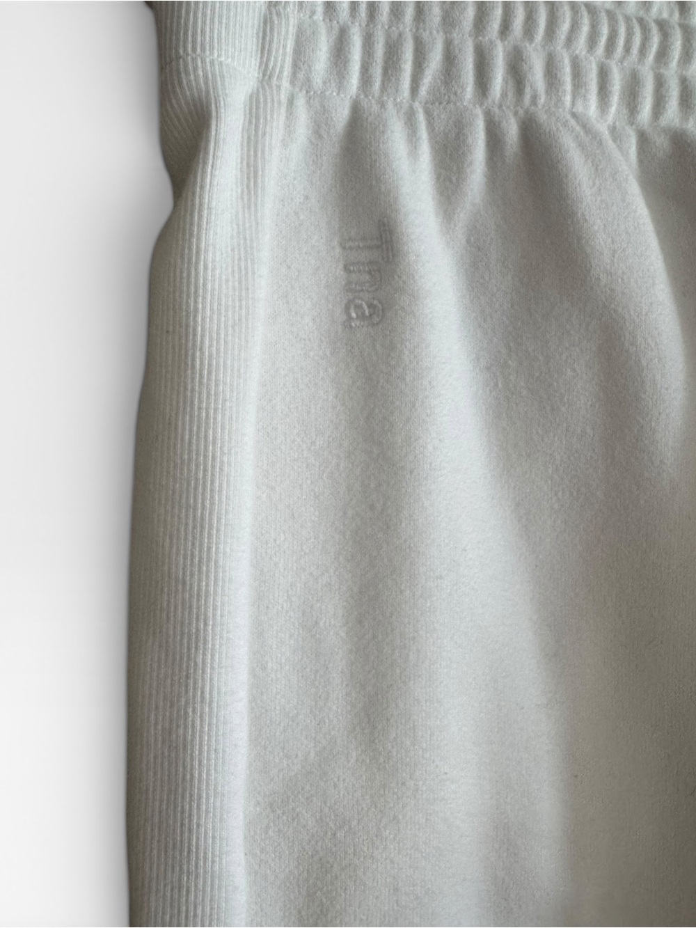 TNA CozyAF White Fleece Sweatpants Joggers Size Medium GUC - Picture 4 of 9